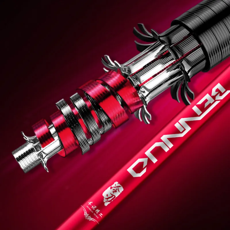 Red de pesca retráctil de fibra de carbono, malla de aterrizaje plegable telescópica de 1,1/1,8/2,1 m, para pesca con mosca - imagen 4