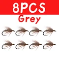 8pcs Grey