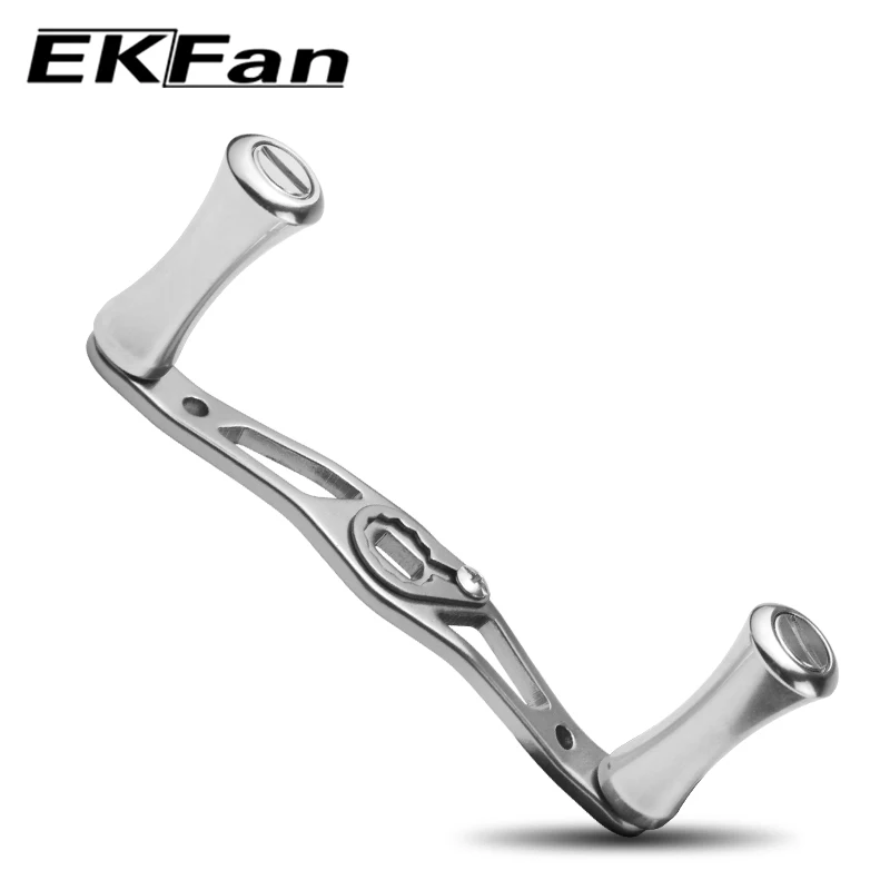 EKFan-mango de aleación de aluminio con forma de gota de agua, mango de 99mm para carrete de pesca, fundición de cebo, tamaño de agujero de 8x5MM - imagen 3