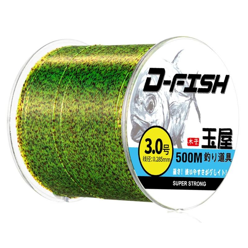 Sedal Invisible de fluorocarbono, hilo de pesca con mosca, monofilamento biónico, hilo de nailon para carpa, 500m - imagen 2