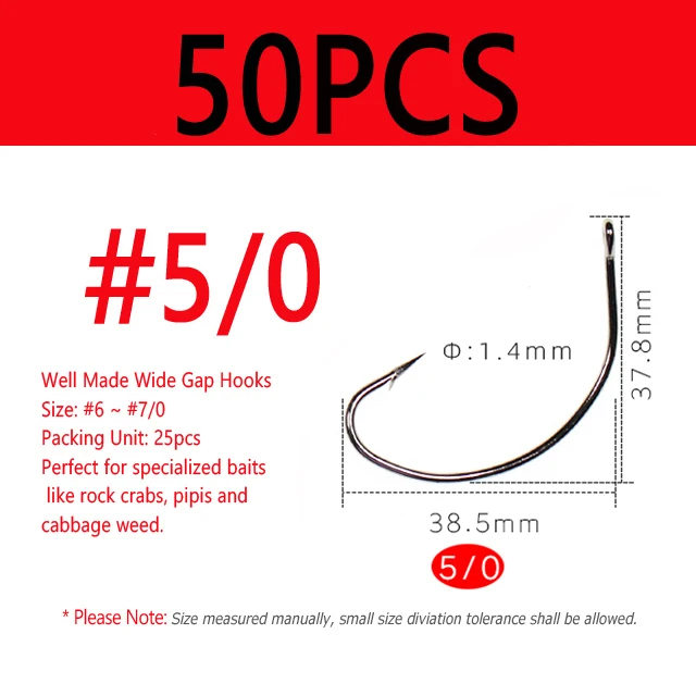 50pcs size 5l0