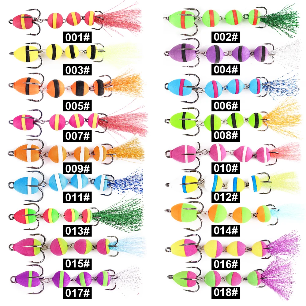 FISH KING-señuelo de pesca de espuma, anzuelos de púas suaves, Wobbler, Lucio, cebo Artificial, aparejos de pesca de carpa - imagen 5