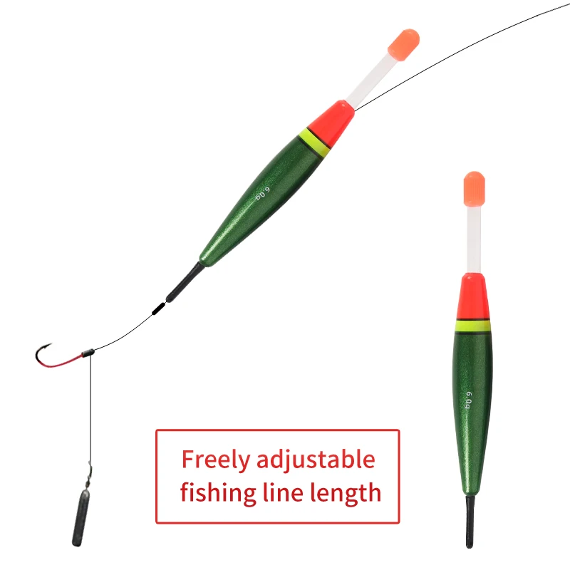 ORJD 3/4/5 unids/pack pesca flotadores con luz Multicolor 2g 4g 5g 6g 7g 8g 9g 10g 13g 15g 20g de Balsa Material corcho de pesca boyas - imagen 2