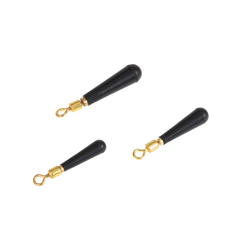 Herramienta de flotador de pesca, bloque de rotación de 100 teile/los Angeln Getriebe drift, fachen schwimmt zubehör bobber kupfer + gummi werkzeuge - imagen 3