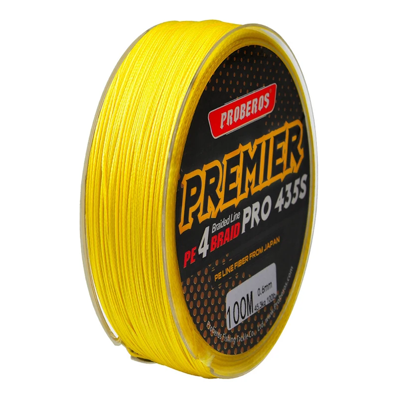 Hilo de pesca trenzado de PE, hilo de 4 hebras, 10, 50, 100 libras, hilo de araña para peces, carpa australiana, 100m, color gris