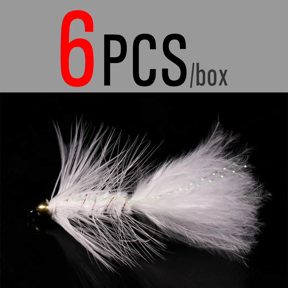 6pcs White