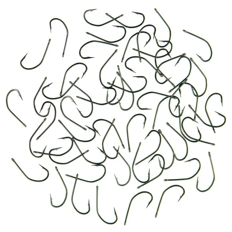 Juego de anzuelos de acero al carbono para pesca, conjunto de anzuelos para pesca de mar, accesorios de pesca, 1 caja - imagen 4