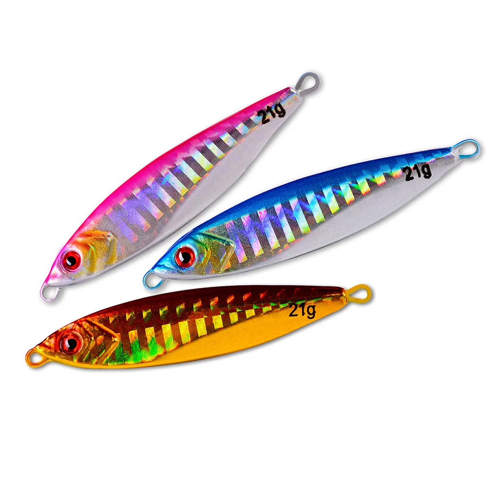 Señuelos de Pesca lenta, cebos de Metal, 14g, 21g, 30g - imagen 3