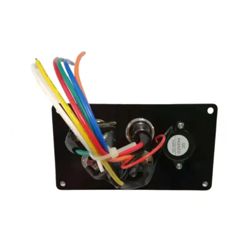 Interruptor de bomba de alarma de sentina para barco marino, placa de aluminio LED DC12V, Panel de palanca de carcasa, apagado Manual automático para indicador de barco RV - imagen 5