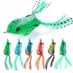 Señuelo rana silicona para pesca de bagre – oscilante suave