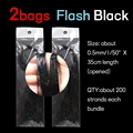 2 bags flash black