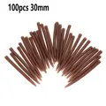 100pcs 30mm brown