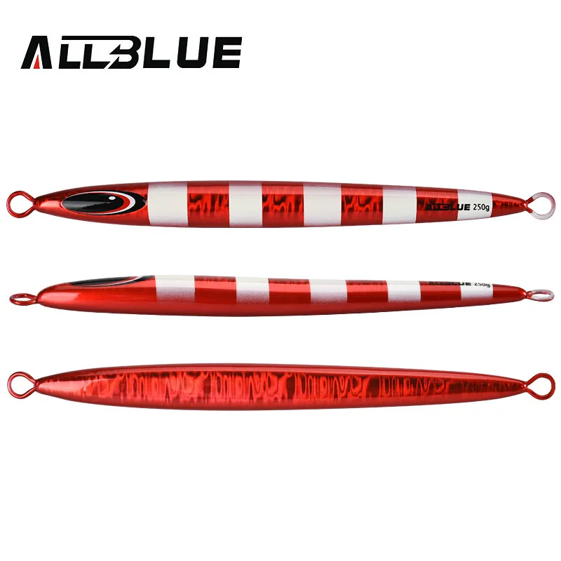 ALLBLUE SPY-C señuelo de pesca con plantilla de Metal de velocidad rápida 250g/350g/500g fuera de la costa aparejos de pesca con cuchara de Jigging Vertical súper dura - imagen 3