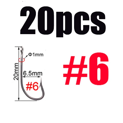 Size 6 20pcs