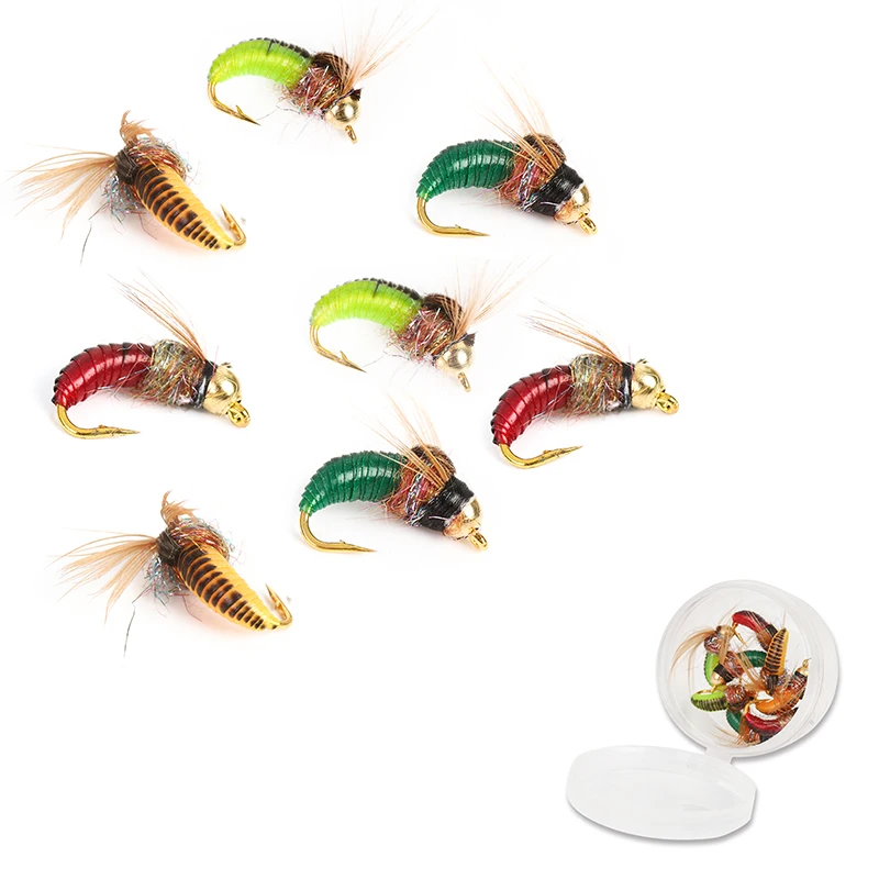 8pc flies with box