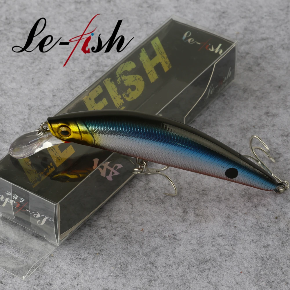 Le Fish-señuelo de pesca Wobbler que se hunde, 115mm, 50g, pececillo, Crankbait, Lucio, aparejos de pesca - imagen 5