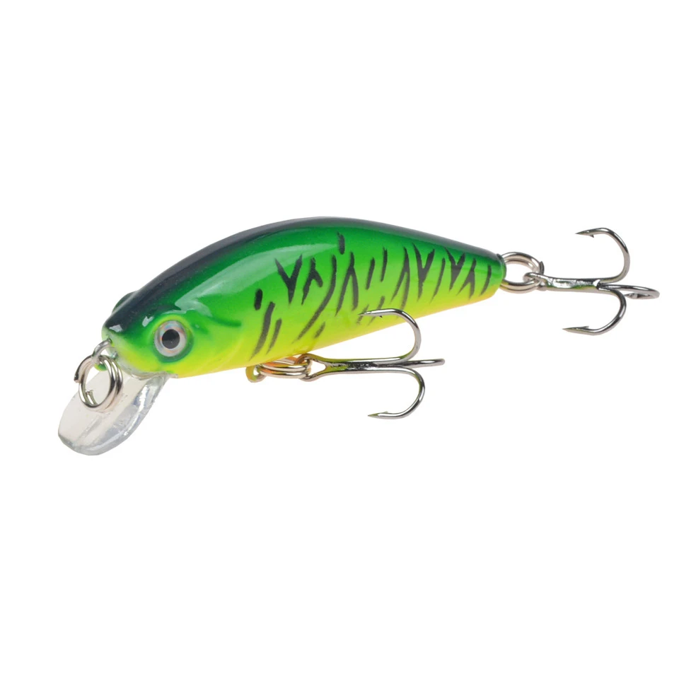Señuelo de pesca Minnow, cebo Artificial duro de hundimiento lento, Wobblers, Lucio, curricán, carpa, Crankbait, aparejos de pesca, 5,5 cm, 6,7g - imagen 2
