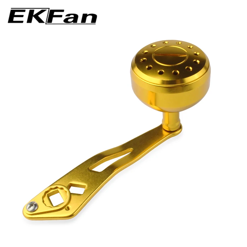 EKFan-perillas de mango de carrete de pesca de aleación de aluminio, 94MM, para Baitcasting, piezas de aparejos de rueda de carrete de pesca - imagen 3