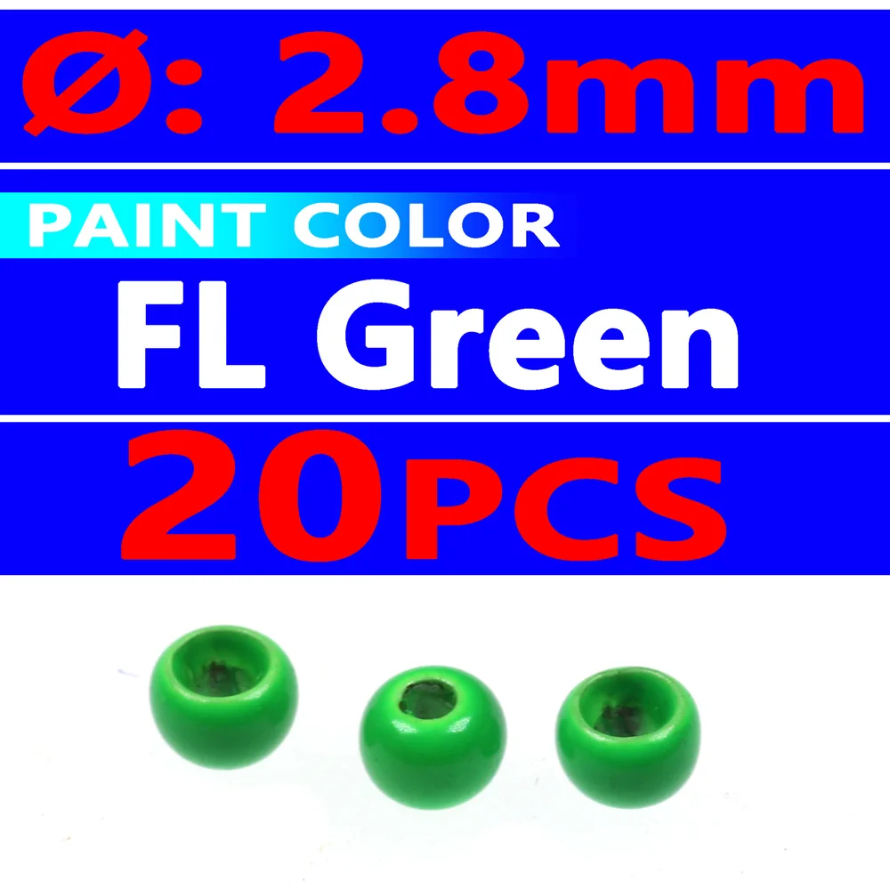 20pcs FL green 2.8