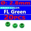 20pcs FL green 2.8