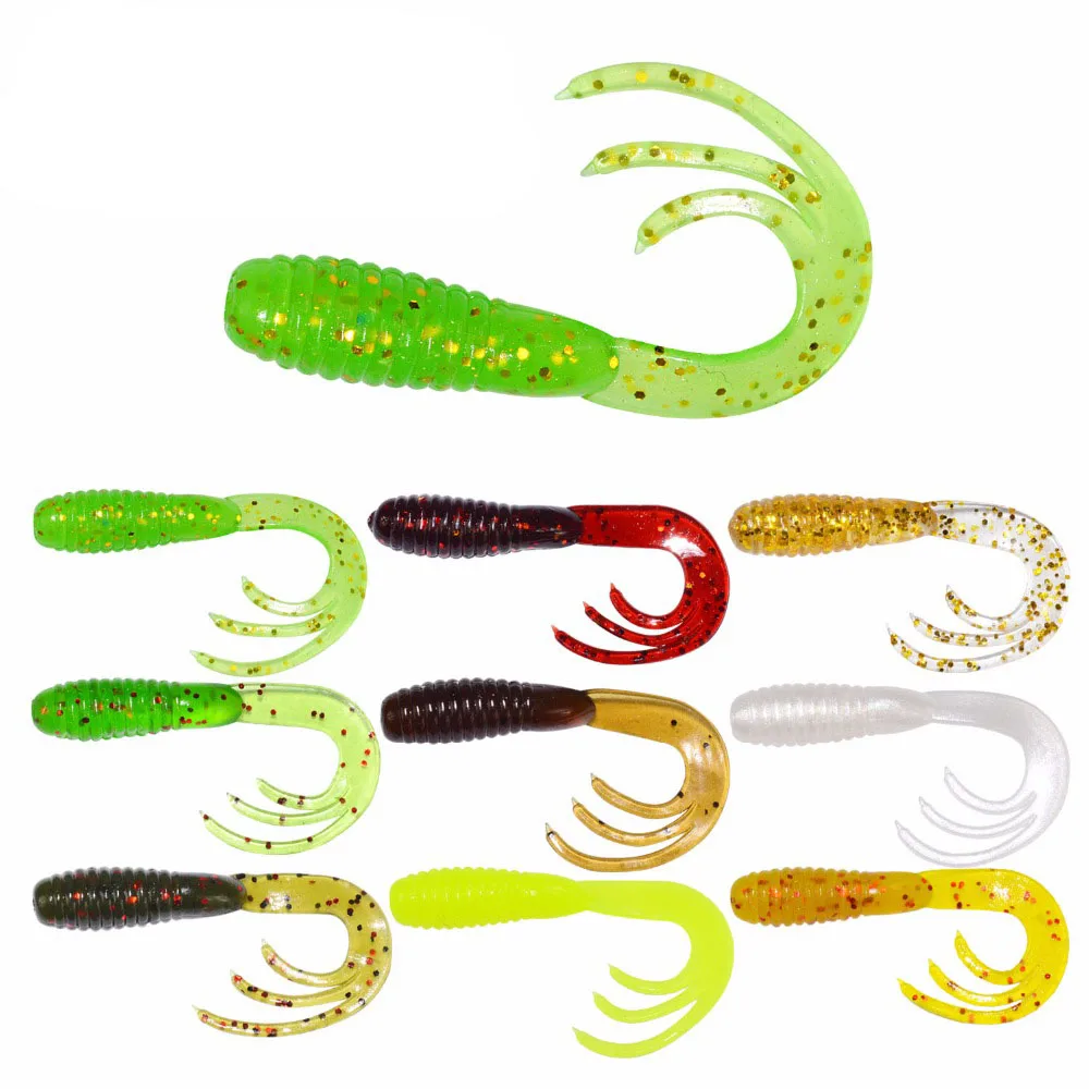 ILure 50 unids/lote señuelo suave de pesca 38mm 0,7g Softbait Swimbait garra cebo Artificial Señuelos de Pesca aparejos de pesca Crankbait