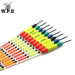 W.P.E-flotador de pesca de tamaño 4g/5g/6g, 3 unids/set/set, boya Vertical Bobber, aparejos de pesca de 27,5 cm/28,5 cm