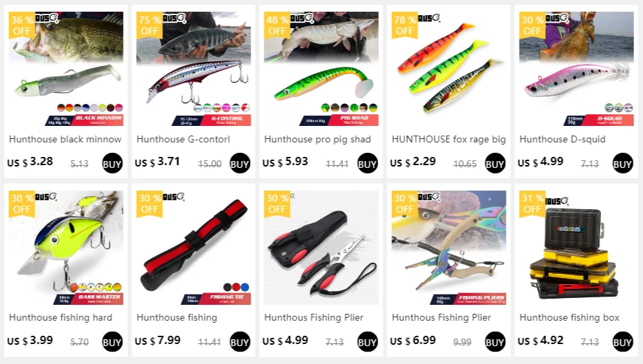 Minnow de lanzamiento largo - variantes