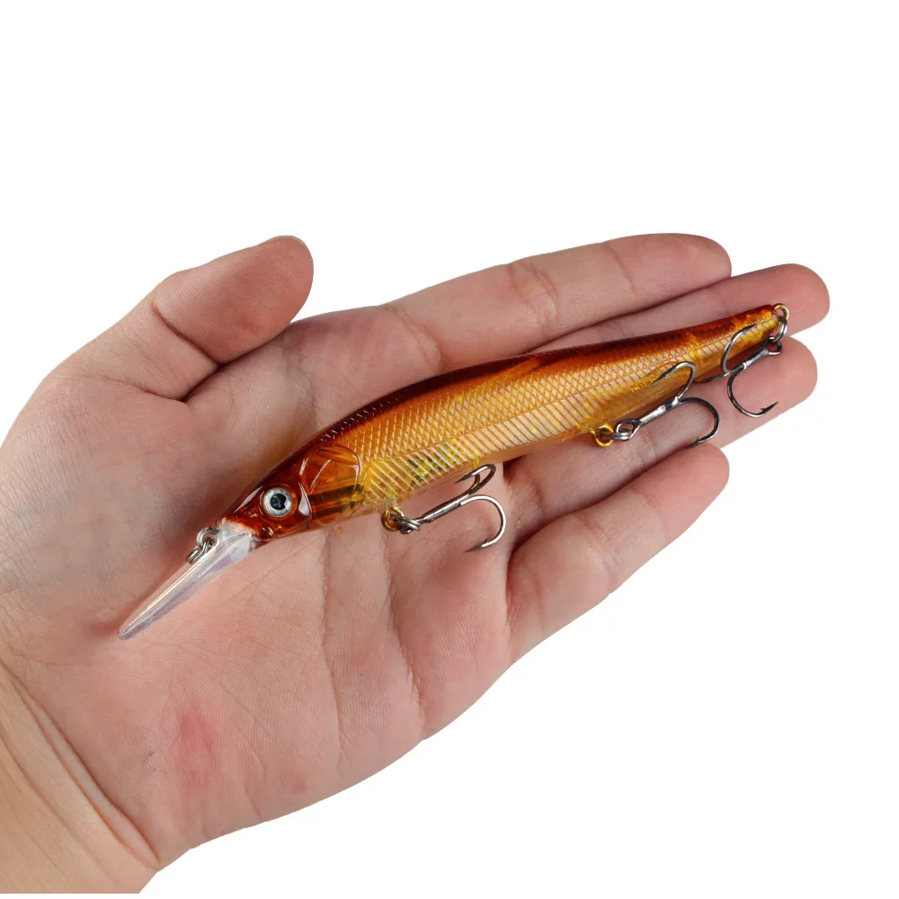 Wobbler de pesca de pececillo hundido, señuelo de pesca de tiro largo, 135mm, 15,5g, aparejos de cebo Artificial, 1 pieza - imagen 4