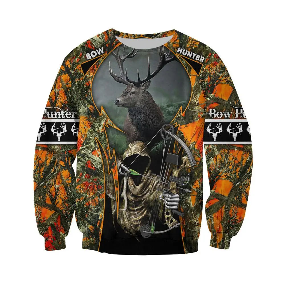Sudadera de pesca KJ071 camuflaje 3D con capucha – ropa outdoor - imagen 3