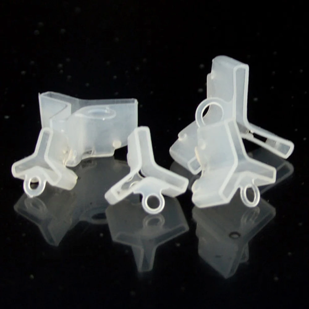 50PCS Triple Hooks Accessories Slots Sleeves Tool Treble Hook Durable Protector Caps Fishing Hollow Out Hook Cover Safety Case - imagen 4