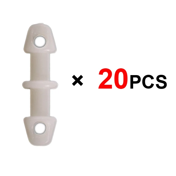 20pcs  White