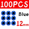 100pcs 12mm Blue