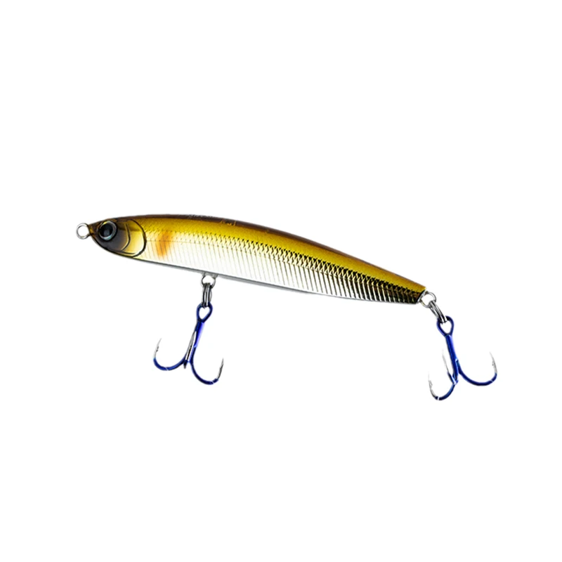 Water Sniper-señuelo de pesca Artificial, cebo de lubina que se hunde, anzuelos triples, lápiz de tirón, 10,5g, 75mm, accesorios de pesca - imagen 4