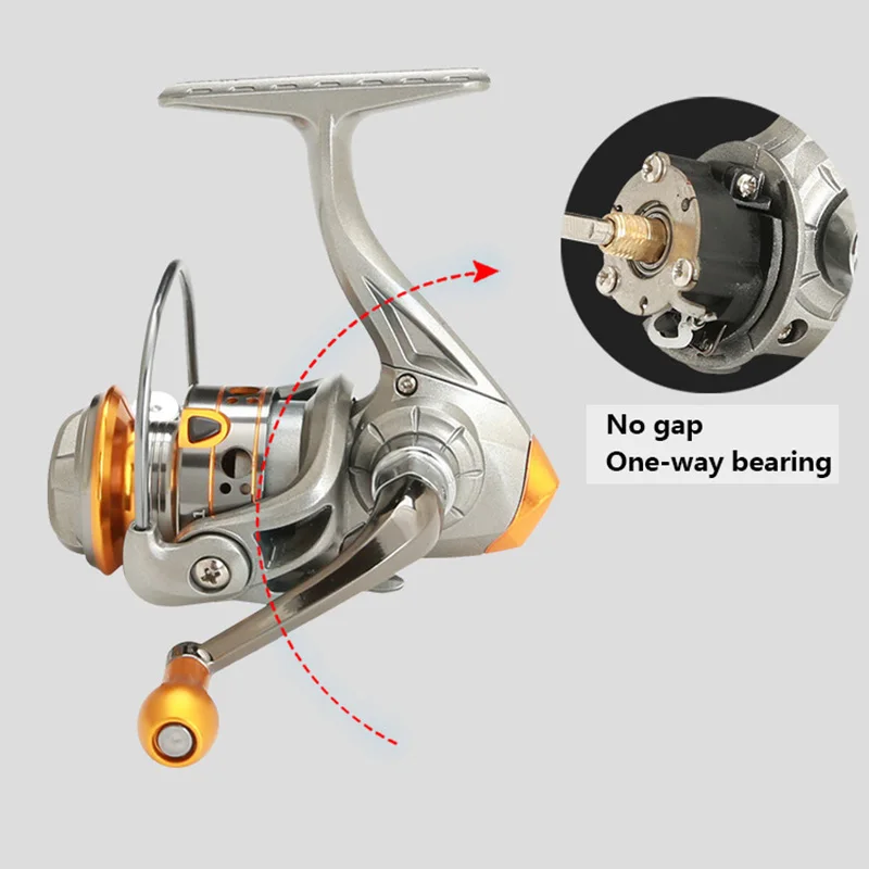 DC150 Carrete Spinning para agua dulce – arrastre potente - imagen 2