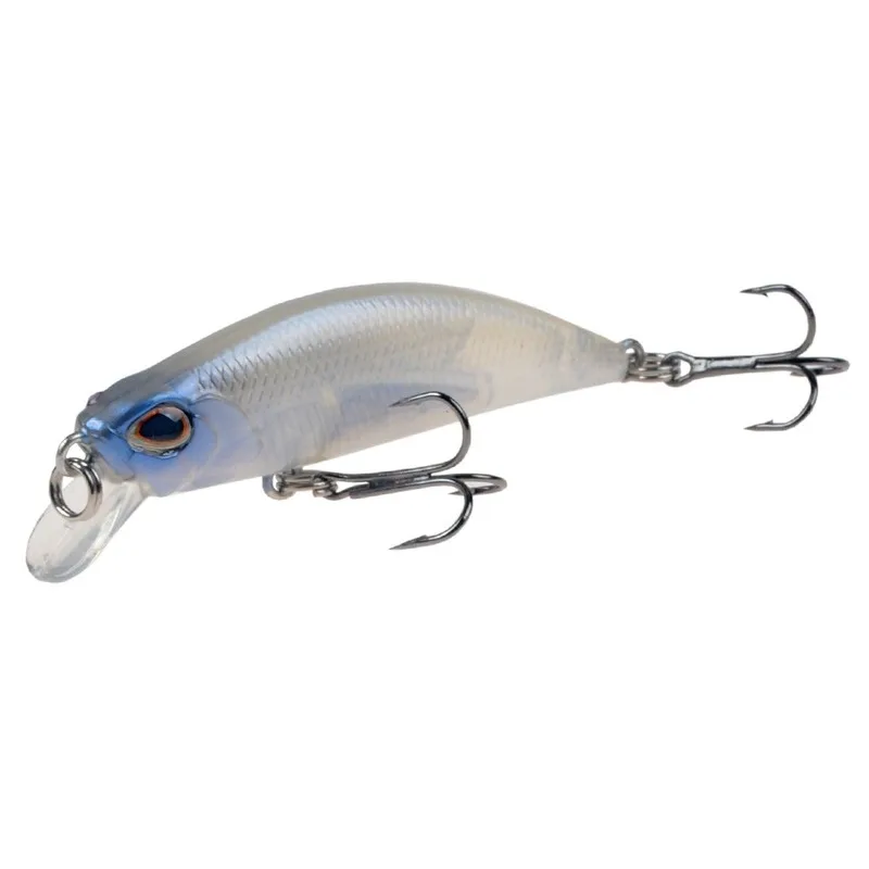 Señuelo de pesca de pececillos de hundimiento lento, cebo duro Artificial Isca, Wobblers, ojos 3D, Crankbait, carpa, aparejos de Lucio, 5,5 cm, 5g, 1 piezas - imagen 4