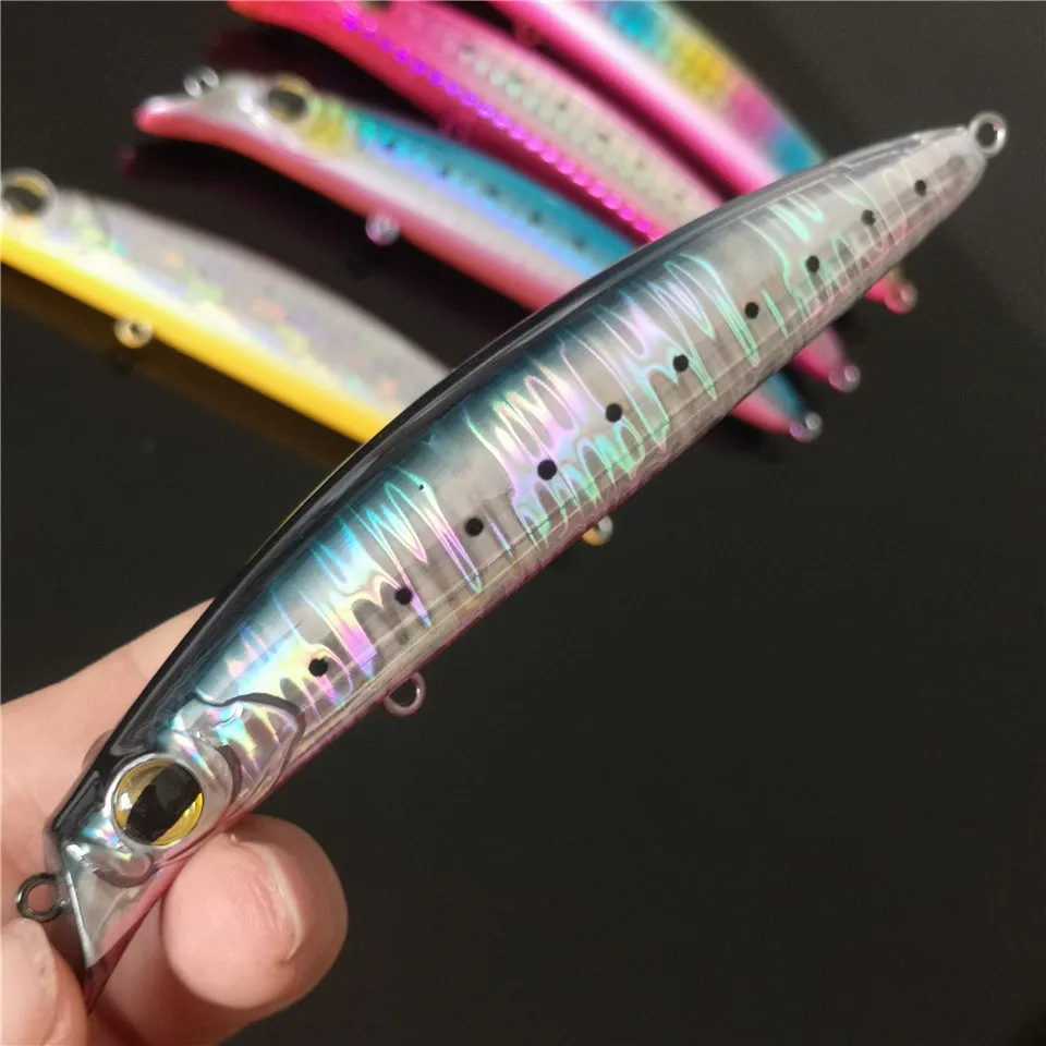 SWOLFY-señuelo Artificial para Pesca, cebo duro de 110CM/18G, Wobblers, profundidad de 1m, Isca, pececillo, aparejos Crankbait - imagen 4