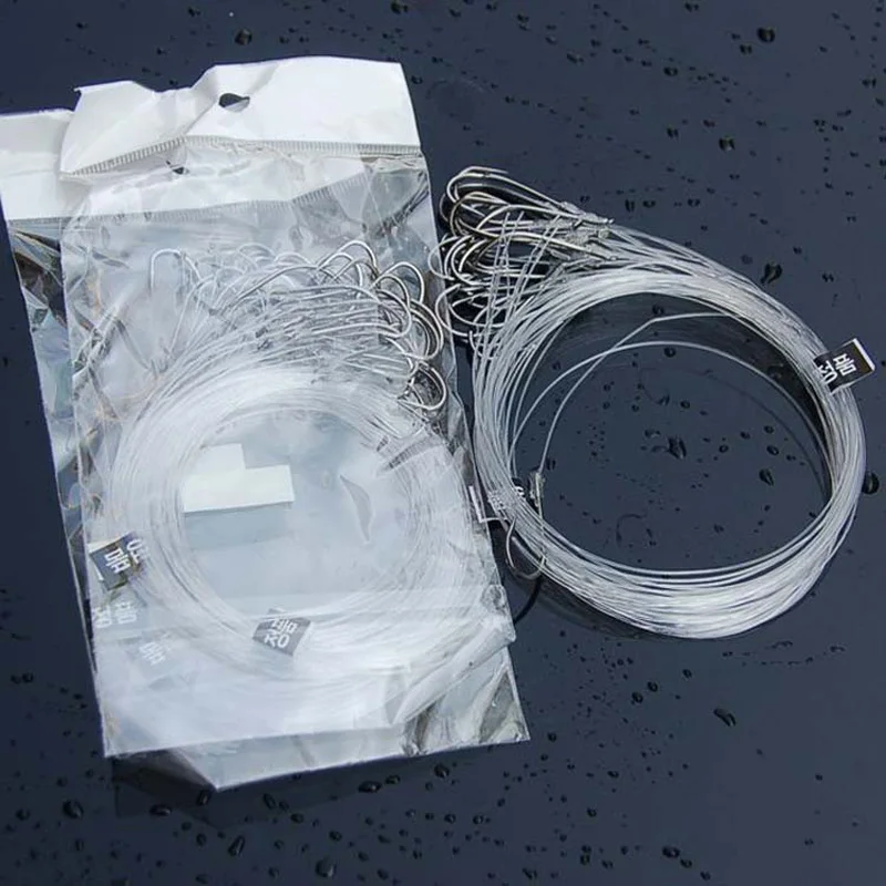 POETRYYI-anzuelo de Pesca de acero al carbono, accesorio de aparejos de Pesca con sedal, 26 piezas, 7-20 # - imagen 5