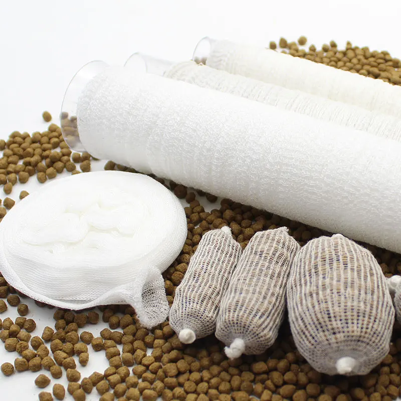 Bolsa de Boilies de pesca de carpa, malla PVA Soluble en agua para carpa, alimentador grueso, bolsa de cebo, aparejos - imagen 5