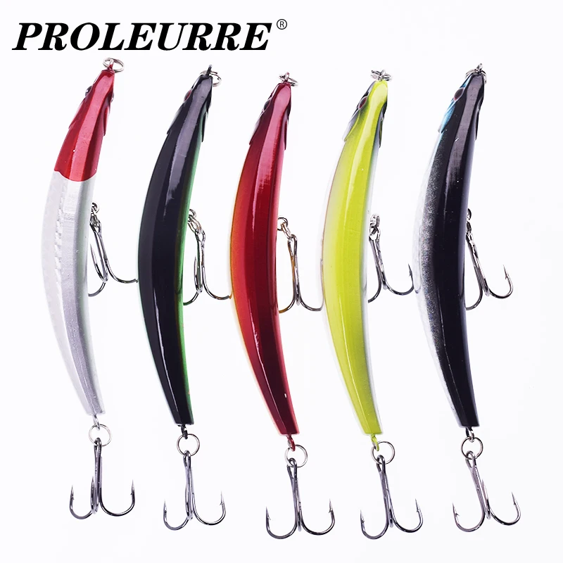 Señuelo de pesca de lápiz de agua superior, 5 piezas, colores mezclados, 9cm, 8g, giratorio, Wobblers, aparejos, cebo Artificial de plástico láser con ganchos 6 #