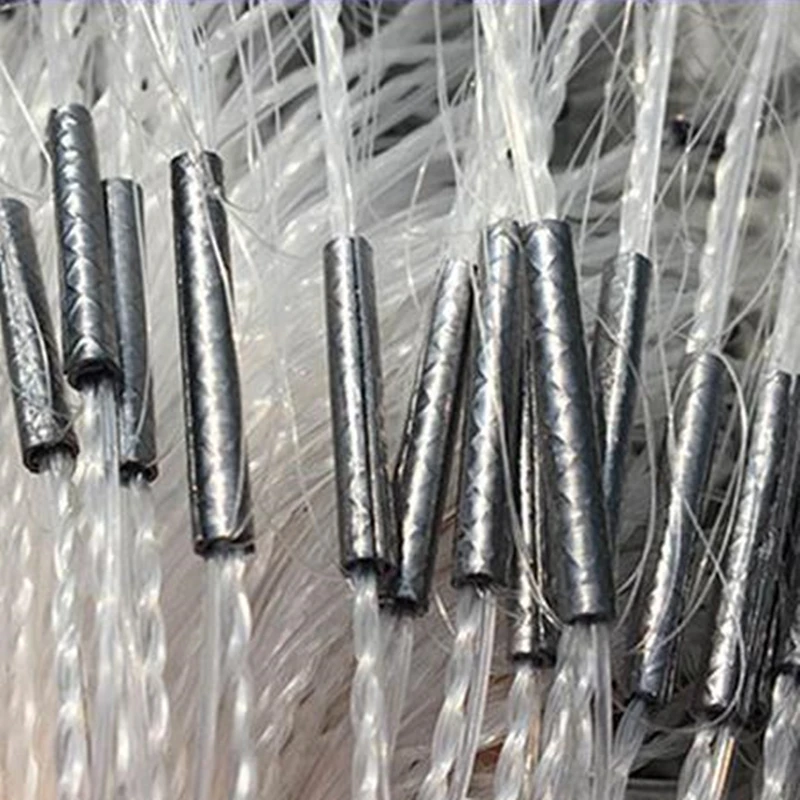 Red de pesca de tres capas de alta calidad, Putank con flotador en negrilla, 0,25 de diámetro de alambre, duradera, hundida, longitud de la red 60m, altura 1,5 m - imagen 5