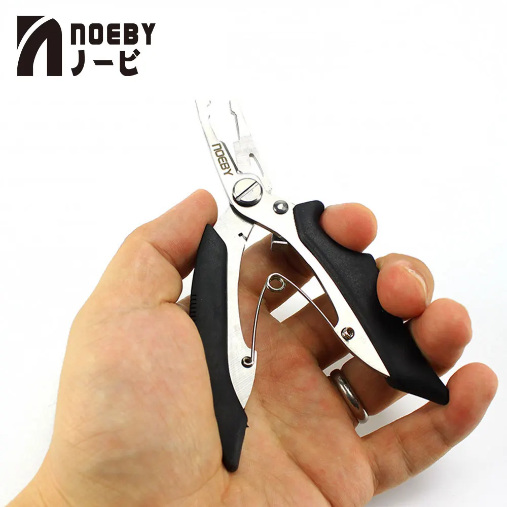 NOEBY-Pinza de agarre de Control de pescado de acero inoxidable, señuelo, alicates multifuncionales, alicates de gancho, herramientas de pesca, juego de aparejos - imagen 5