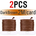 2pcs Dark Brown