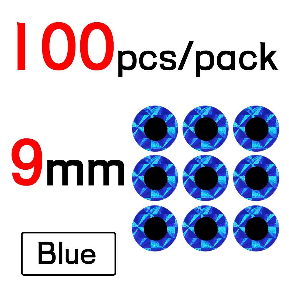 9mm Blue 100pcs