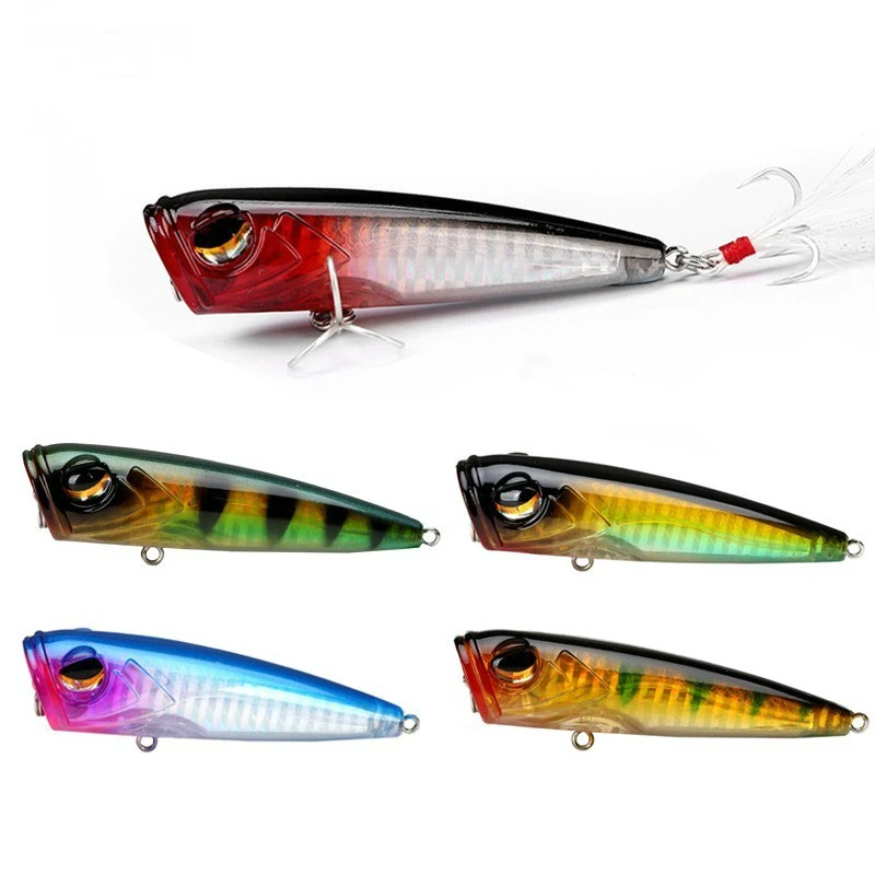 Mini Popper 8cm 15g – Señuelo duro de superficie para Lucio