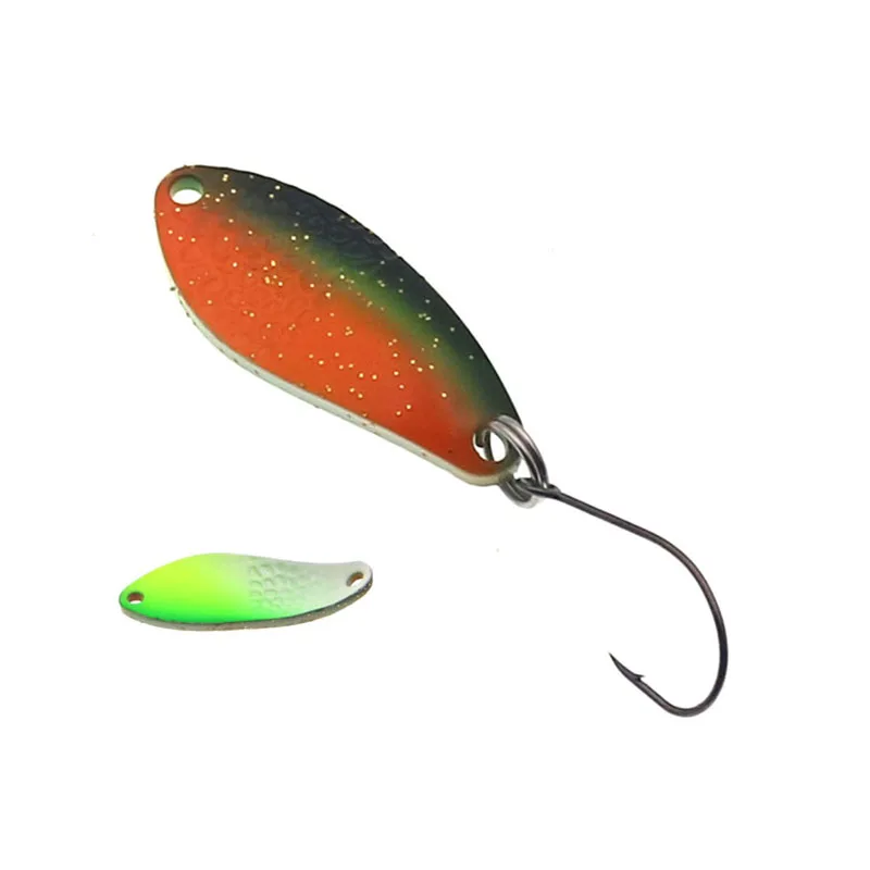 HISTOLURE-señuelo de pesca con cuchara, 3,4g, 31mm, cebos de lentejuelas, cebo para trucha, cuchara, señuelo de Metal, anzuelo único, cebo Artificial - imagen 4