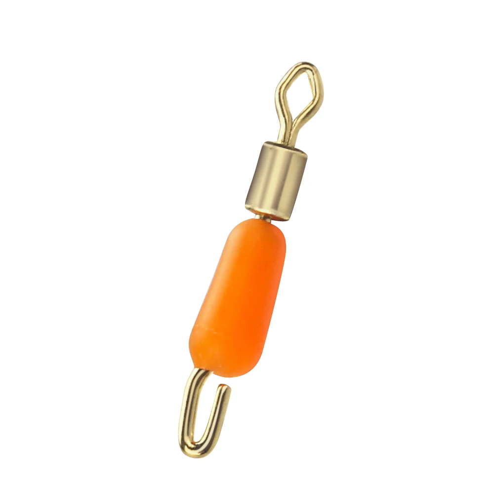 DNDYUJU-anzuelo de pesca giratorio, 50 unidades, anillos sólidos de alta calidad, anzuelo de pesca rodante, señuelo de línea de enlace rápido, accesorios de pesca de carpa - imagen 3