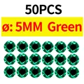 50pcs 5MM Green