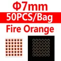 7mm fire orang 50pcs