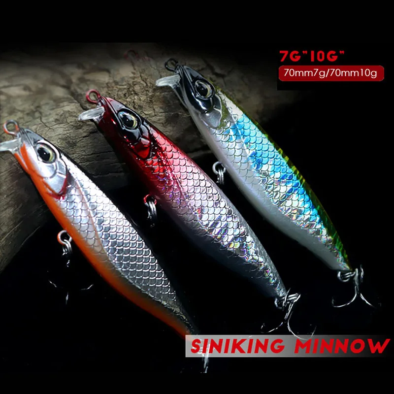 HISTOLURE-señuelo duro de pesca, cebo de 70mm, 7g, 10g, para piscardo que se hunde, Jerkbait, Wobbler, trucha - imagen 5