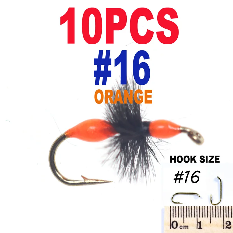 10pcs size 16 Orange